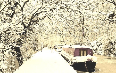 Snowy Day, Oxford, England