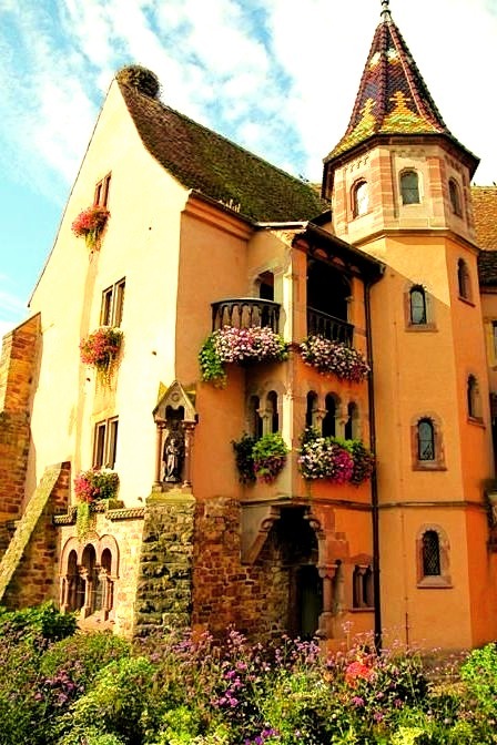 Garden House, Eguisheim, Alsace, France