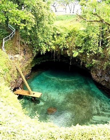 Natural Swimming Pool, To-Sua Trench, Samoa