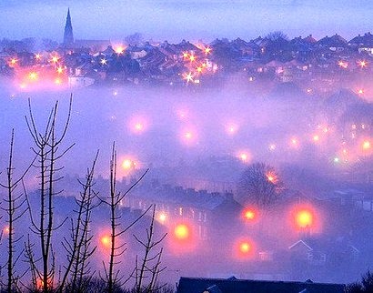 Foggy Night, Burlington Vermont