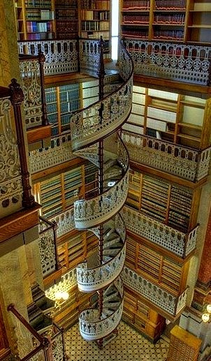 Spiral Staircase, Law Library, Des Moines, Iowa