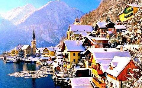 Winter's Morning, Hallstatt, Austria